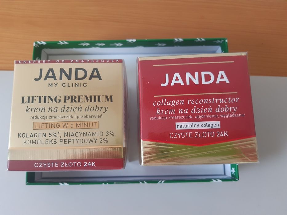 Kremy JANDA : collagen reconstructor oraz lifting premium  na dzień