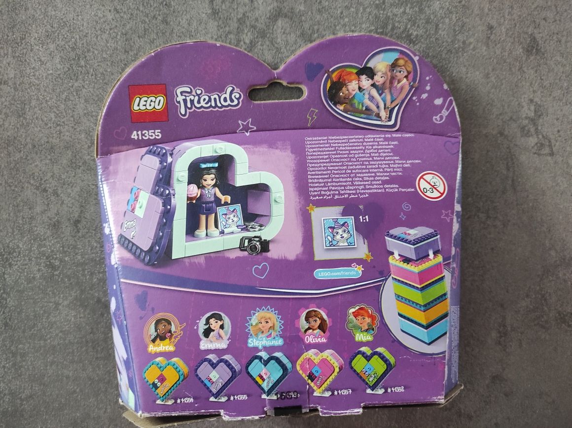 LEGO Friends pudełko serce