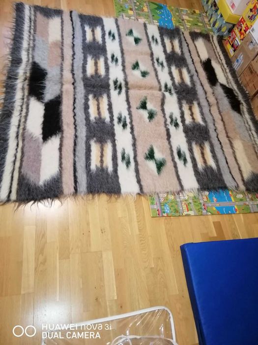 Ліжник Закарпатьський з овечої вовни 2,5х3 метри