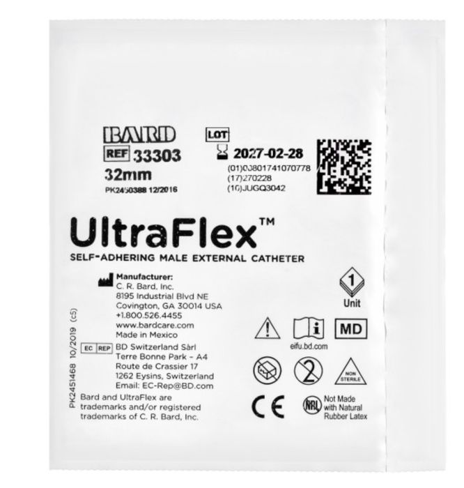 Уропрезерватив/Катетер чоловічий зовнішній Rochester Ultra Flex 32 мм