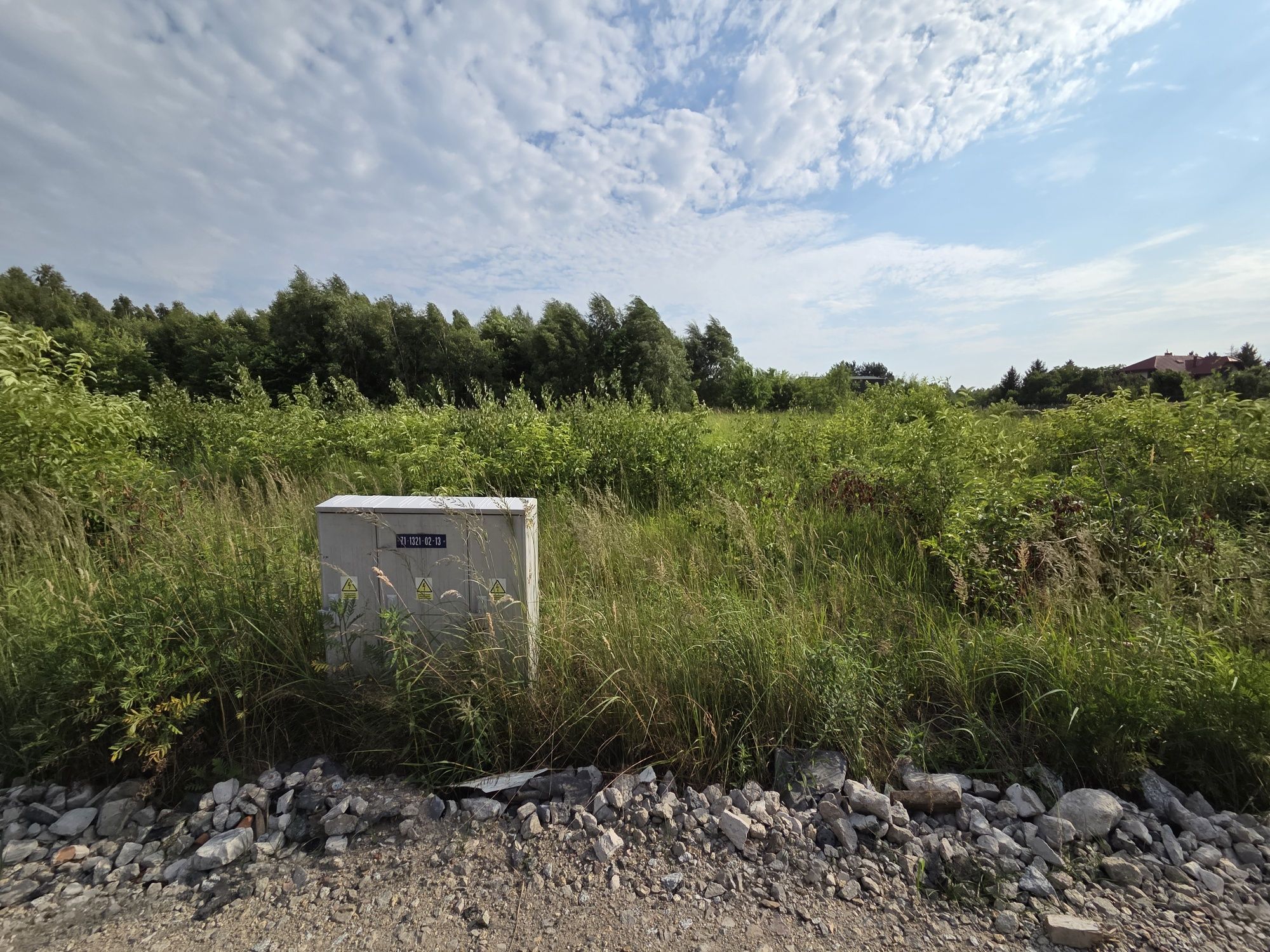 Działka budowlana z WZ i projektem Łódź Okólna 843 mkw