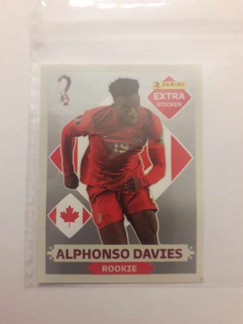 Vendo Extra Sticker ALPHONSO DAVIES  cor prata