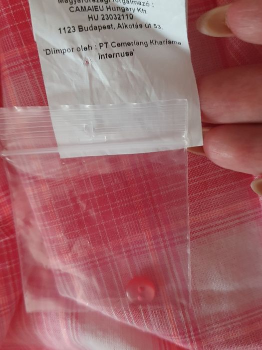 Buzka różowa w kratkę Camaïeu rozmiar S