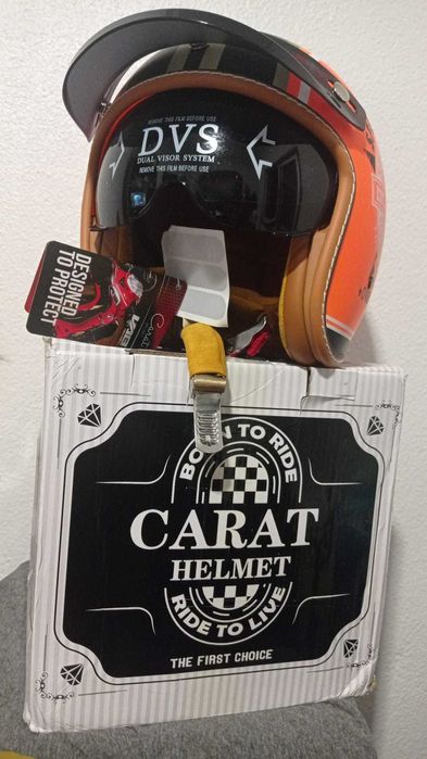 Capacete Moto Carat - Route 66 - Novo!!