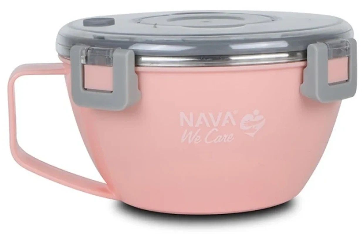 Pojemnik Obiadowy Lunch Box Pojemnik Na Żywność Termos 850 ml Różowy