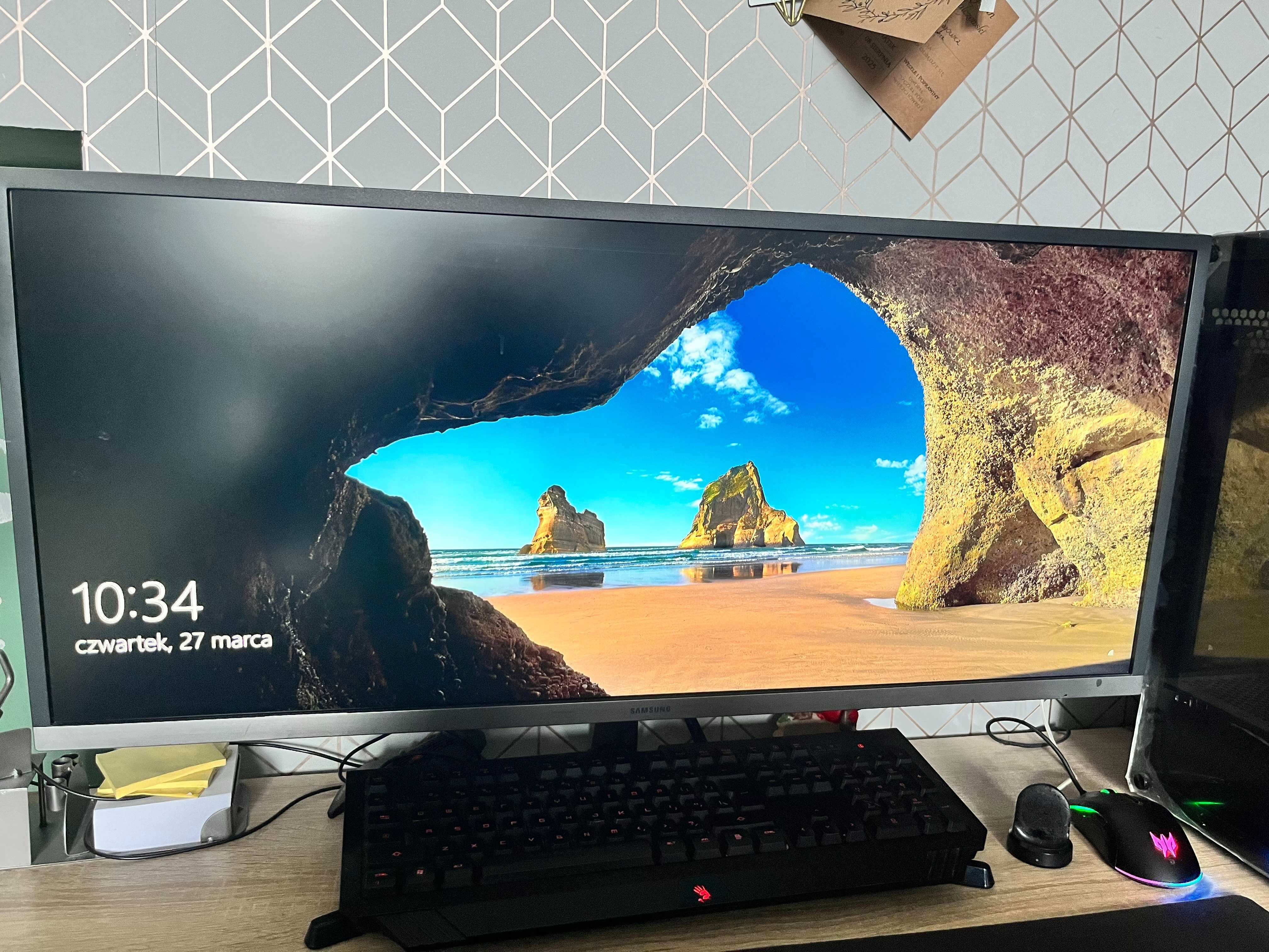 Monitor Samsung 34' s34j552wqu