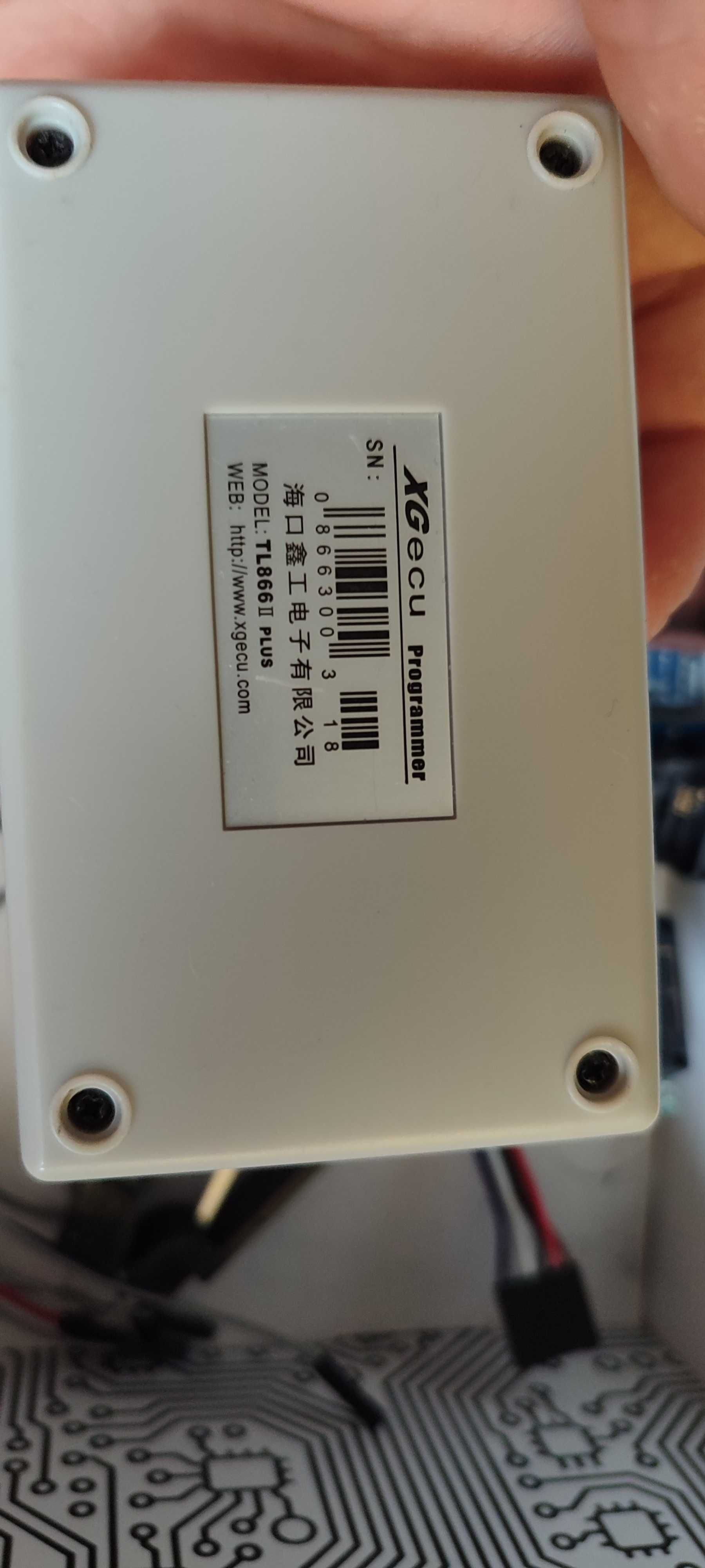 programator XGecu TL866 II plus + 9 adapterów