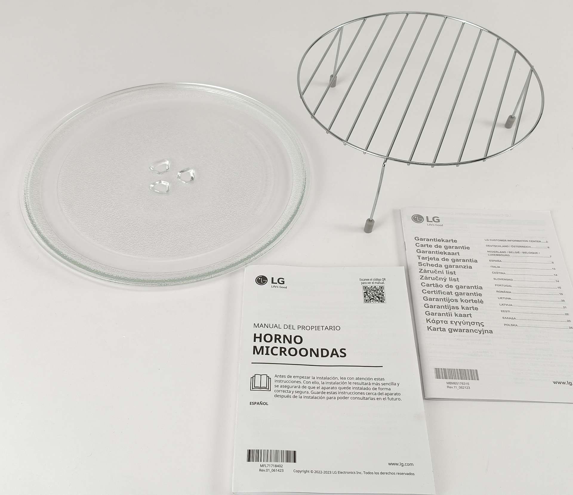 Kuchenka mikrofalowa wolnostojąca LG MH6336GIH 3F1,5 poziomów