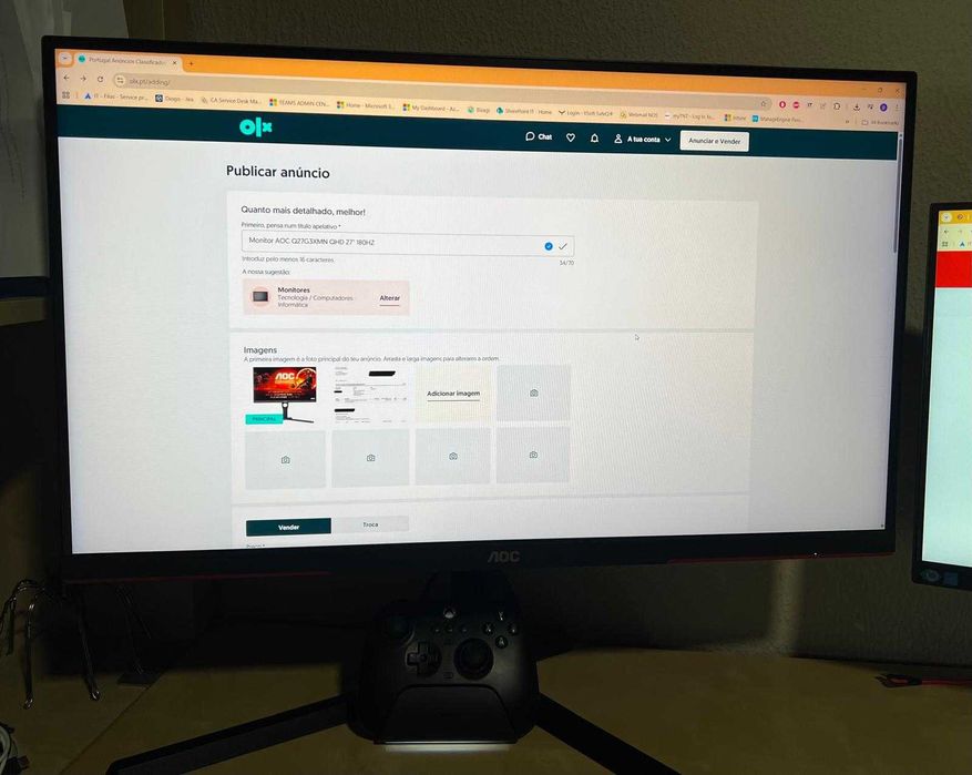 Monitor AOC Q27G3XMN QHD 27" 180HZ