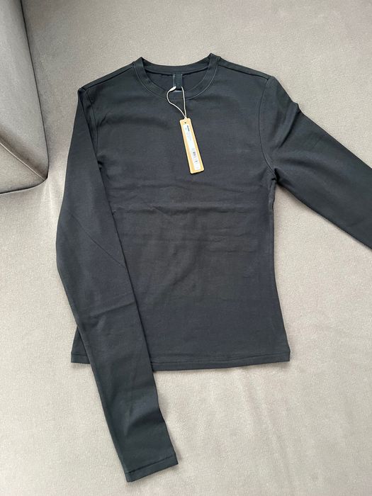 Жіночий лонгслів Skims cotton long sleeve T-shirt