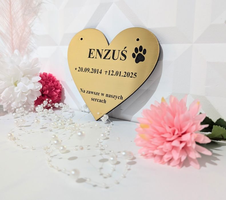 Tabliczka nagrobna pamiątkowa dla psa kota zwierzaka producent