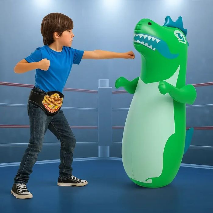 Боксерська груша для дітей 90 см / Неваляшка / Швидкий відскок 3-6 рок