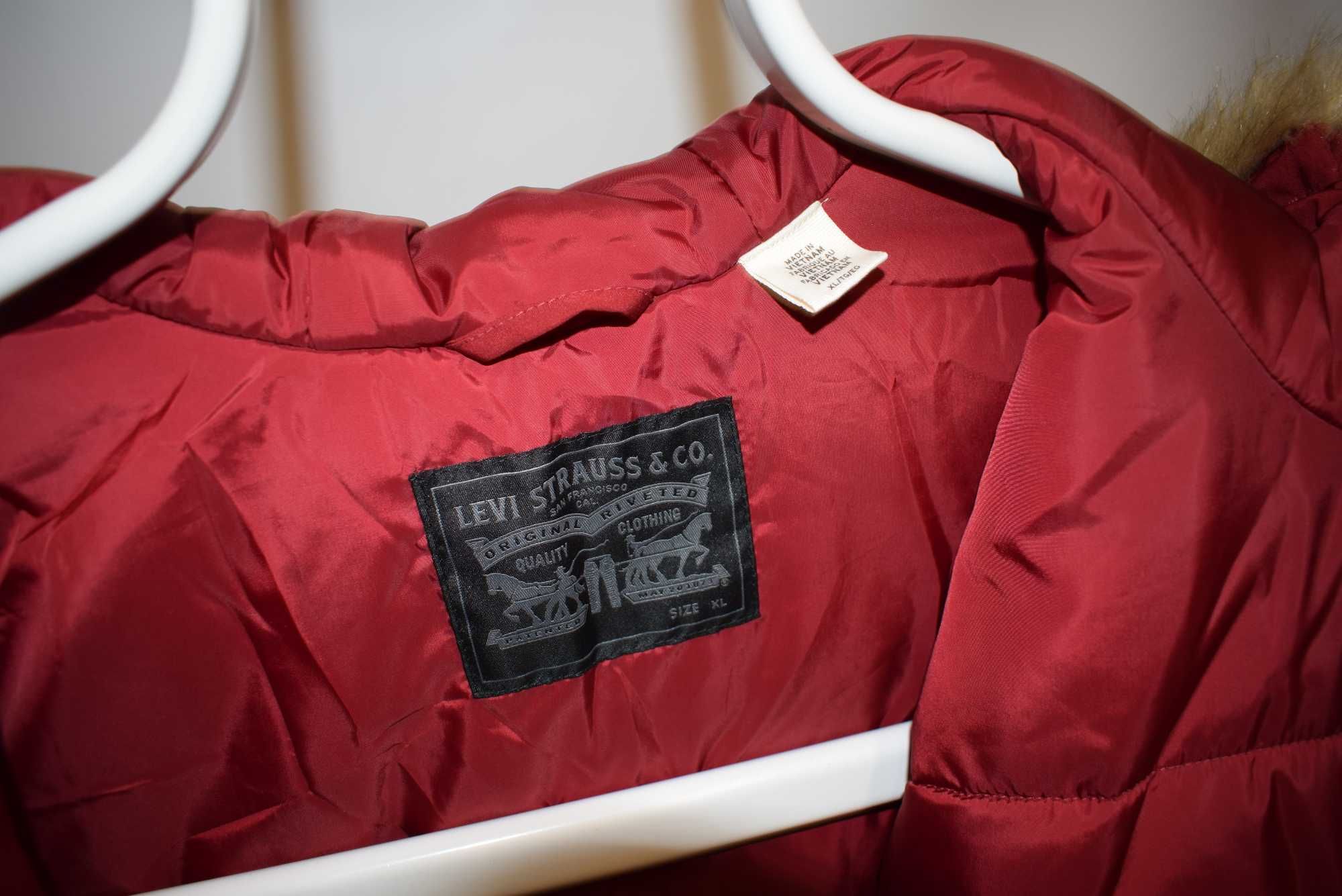 Levi's Woodside Long Utility Парка куртка пуховик
