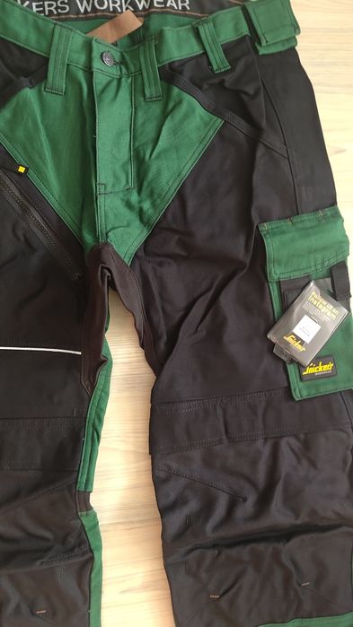 6314 Snickers RufdWork 52 Canvas+ grube spodnie robocze monter instal