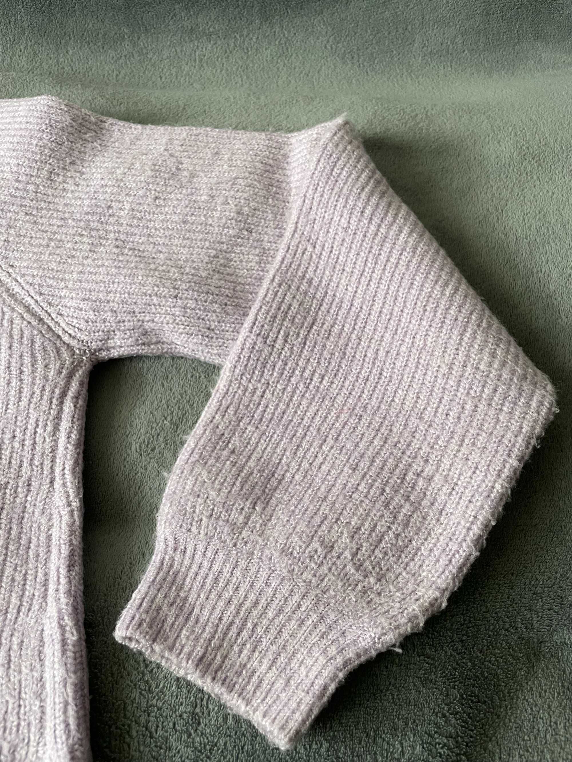 Sweter jasny fiolet S