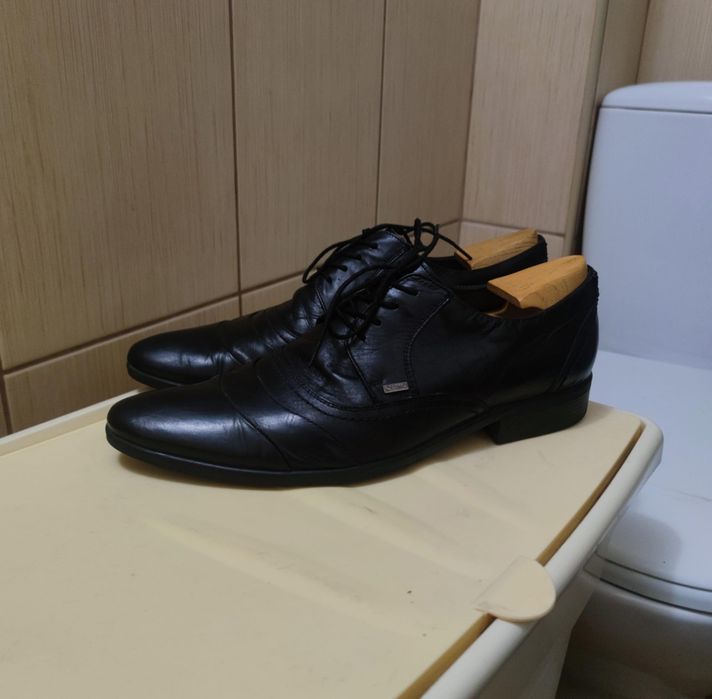 eleganckie buty 43 Ottimo obuwie garniturowe classic sport retro drip