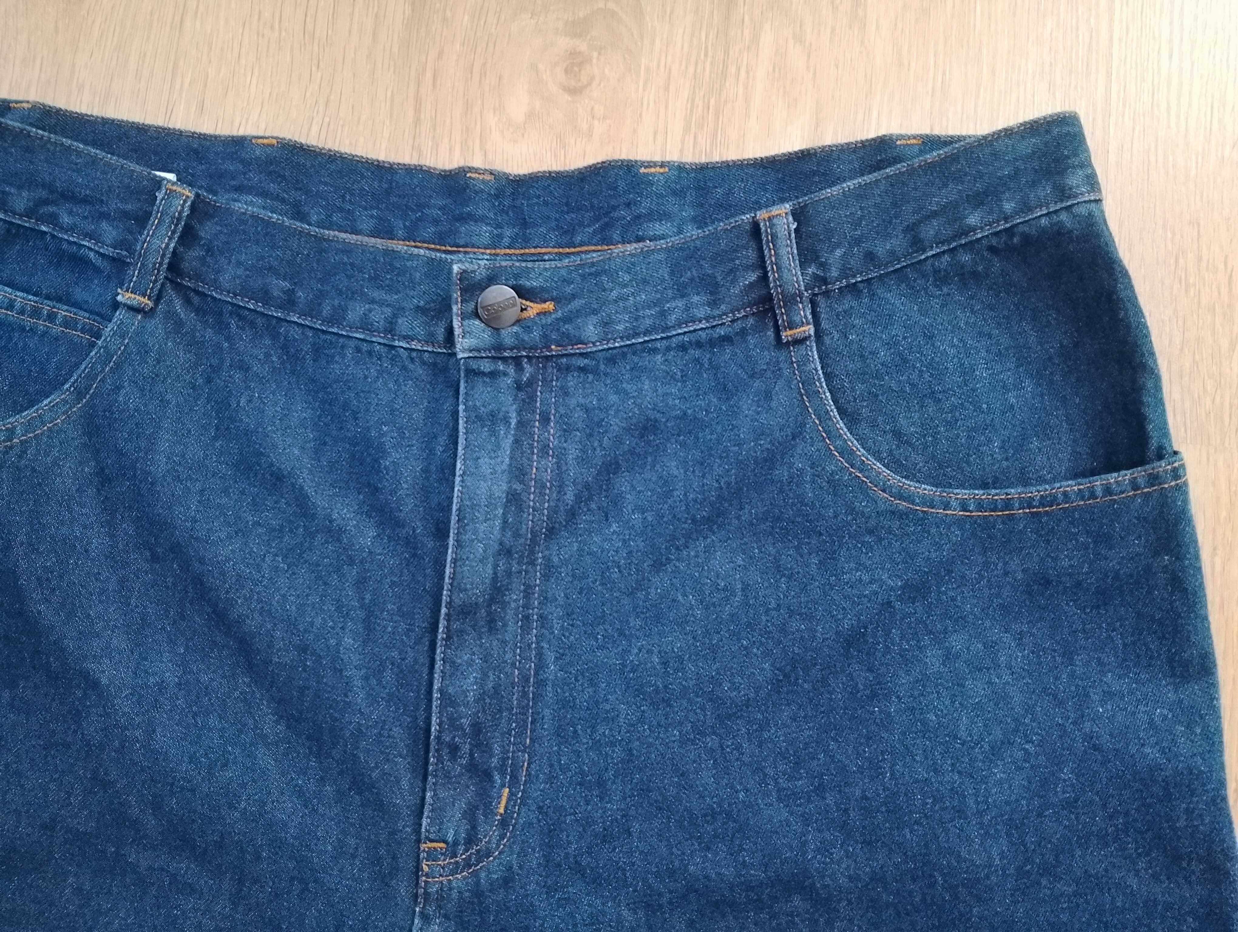 Colonel granatowe dżinsowe szorty spodenki wysoki stan 4XL 48 5XL 50