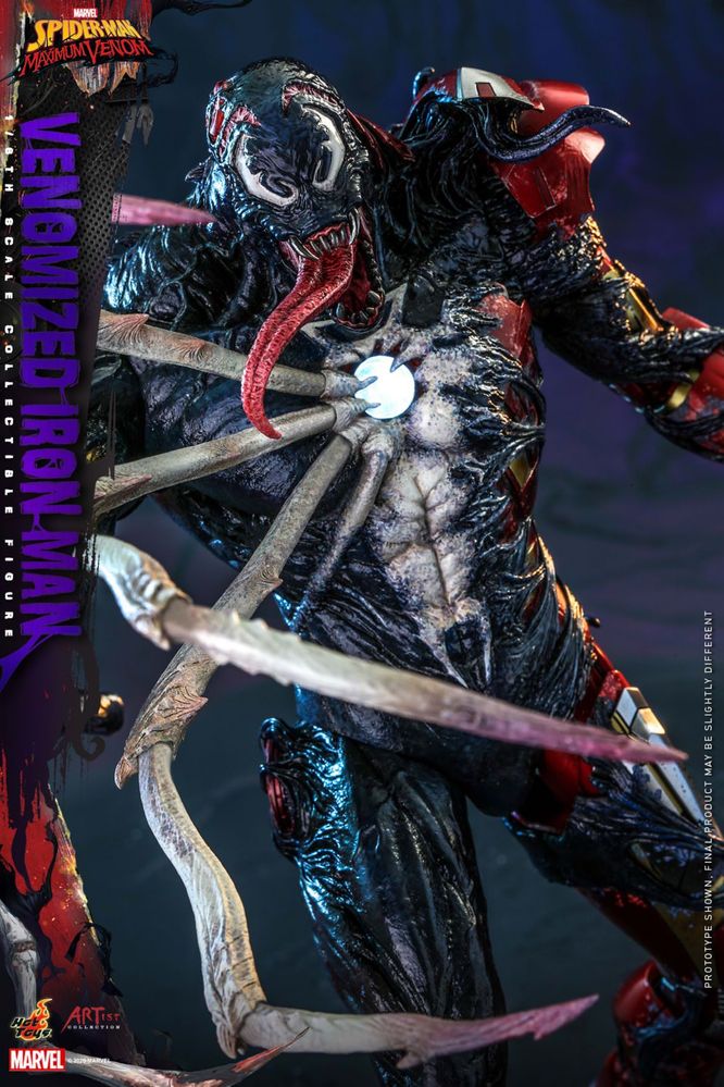 Фигурка 1/6 hot toys ac04 SPIDER-MAN Maximun VENOM VENOMIZED IRON MAN