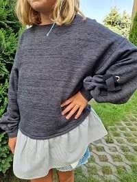 Piękna elegancka bluza sweterek z falbanką ZARA 10 lat