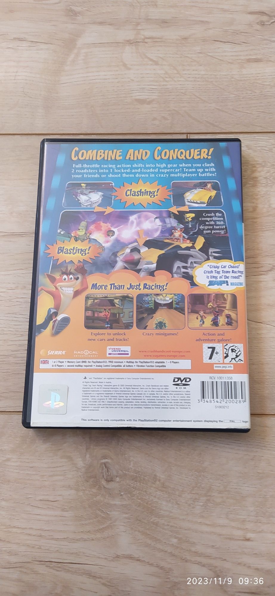 Crash Tag Team Racing PlayStation 2 UK PAL NMint