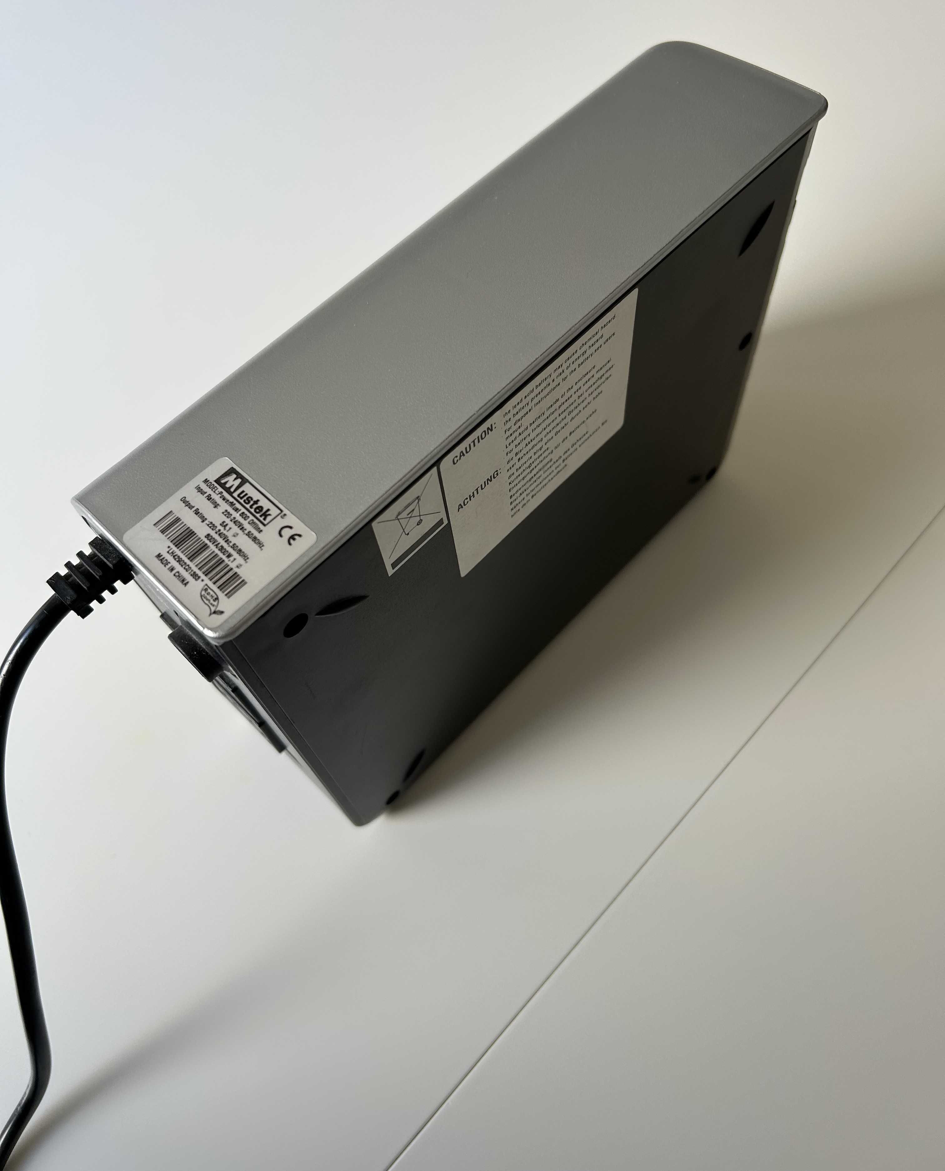 Zasilacz awaryjny UPS Mustek PowerMust 600 Offline / 600VA/300W