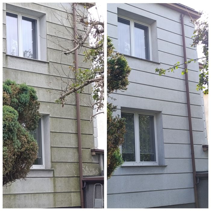 Mycie, czyszczenie-elewacja, kostka, dach. Wycena i zadowolenie GRATIS