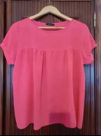 T-shirt cor rosa, tamanho L