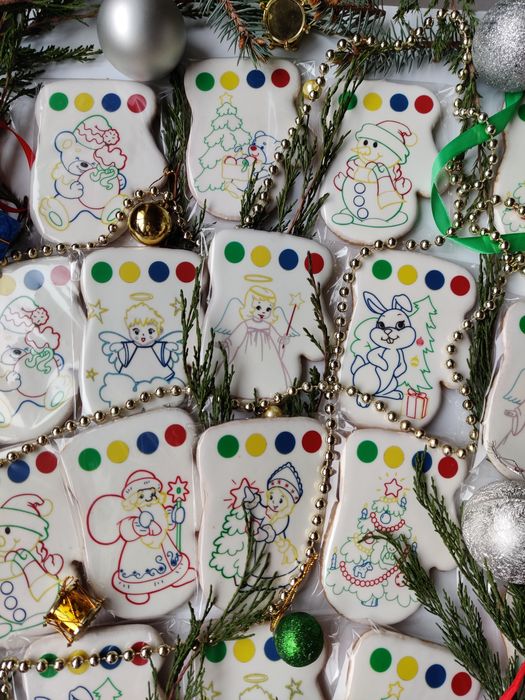 Розмальовки лист від Миколая пряники Миколайчики раскраски на Николая