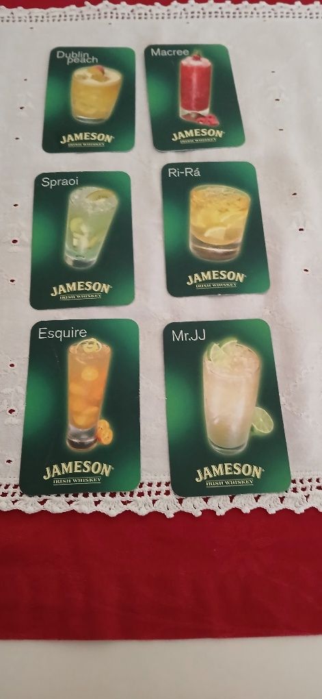 Cartas Jameson- Irish Whiskey