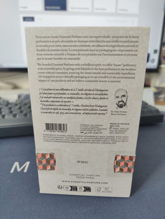 Essential Parfums Divine Vanille 100ml nowe