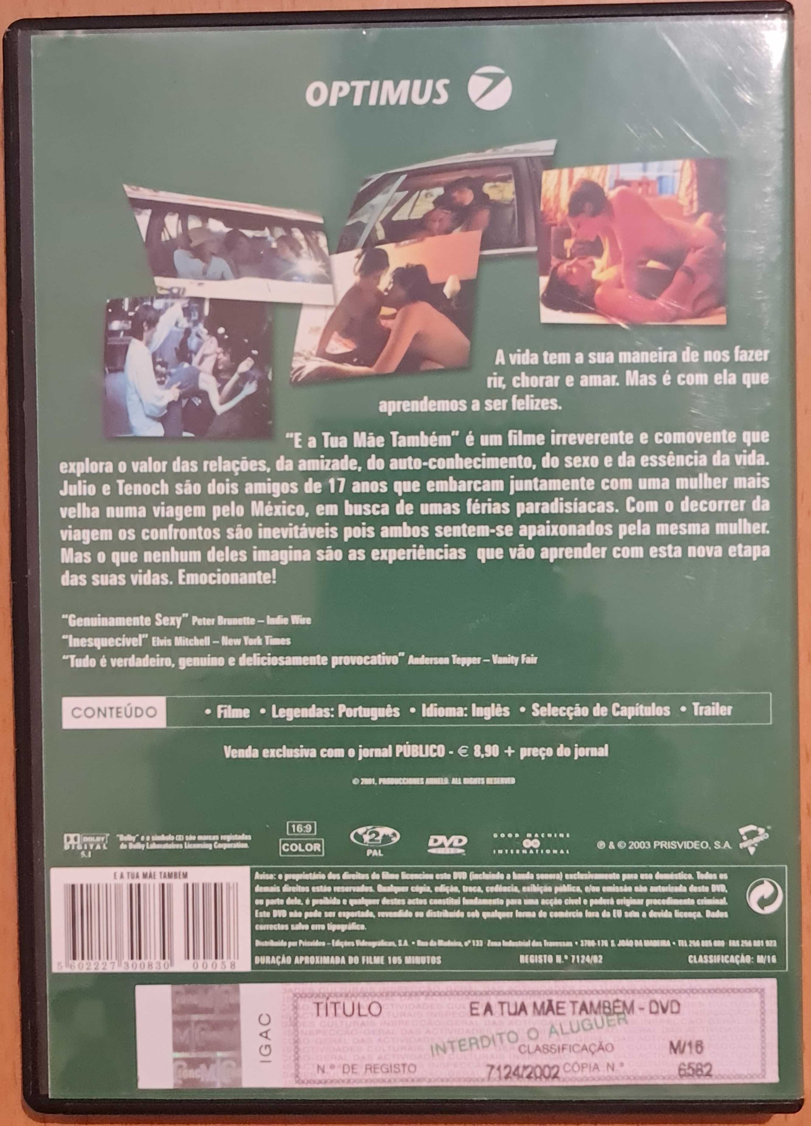 Filme DVD original E a Tua Mãe Também