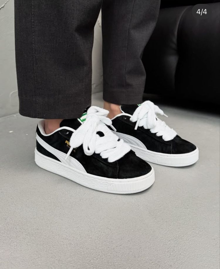 36-44! Краща ціна на Puma suede xl black white