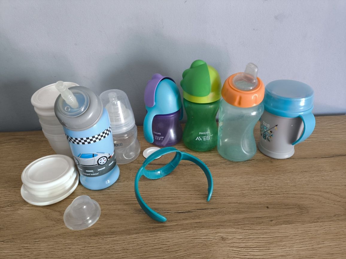 Bidony, butelki, philips avent, lovi, pojemniki na mleko