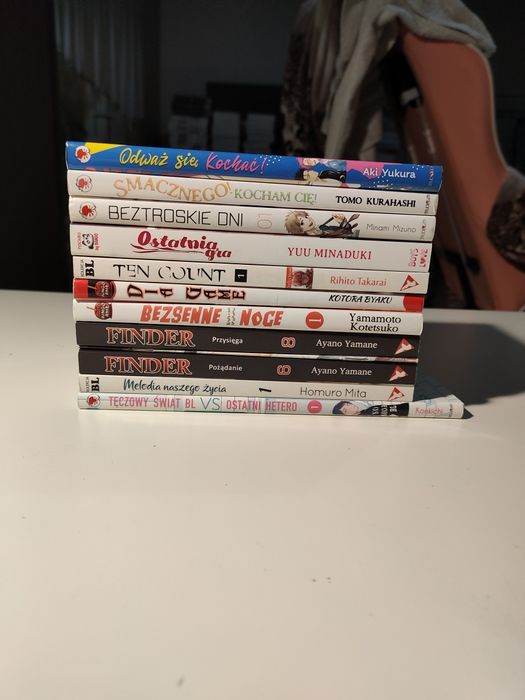 Mangi BL/ Boys Love dla dorosłych, zestaw tomów, po polsku