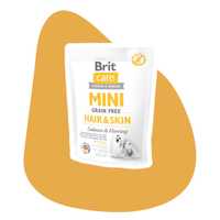 Brit Care Mini Hair&skin Łosoś Śledź 400g Karma sucha dla małych ras