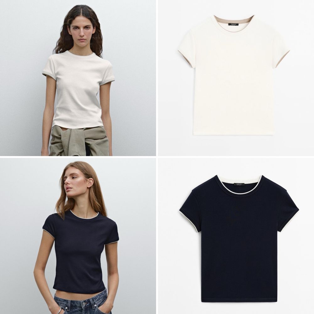 Футболка поло кофтина Massimo Dutti