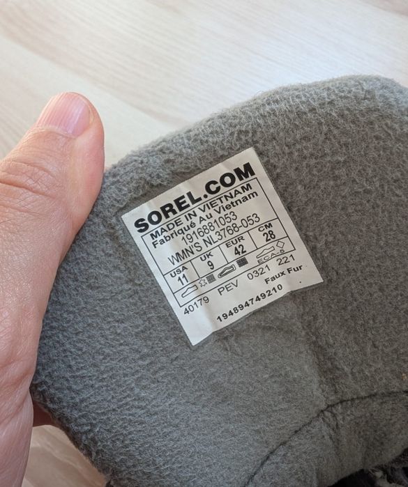 Зимові черевики Sorel 42 розмір