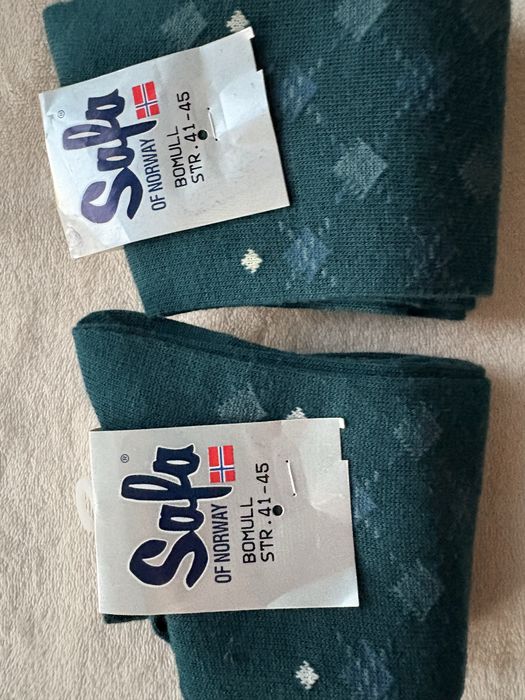 Nowe norweskie skarpety męskie- 2 pary