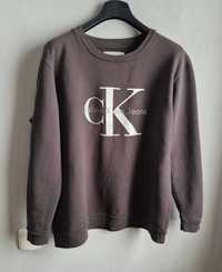 Bluza oversize CALVIN KLEIN duże logo 38 M