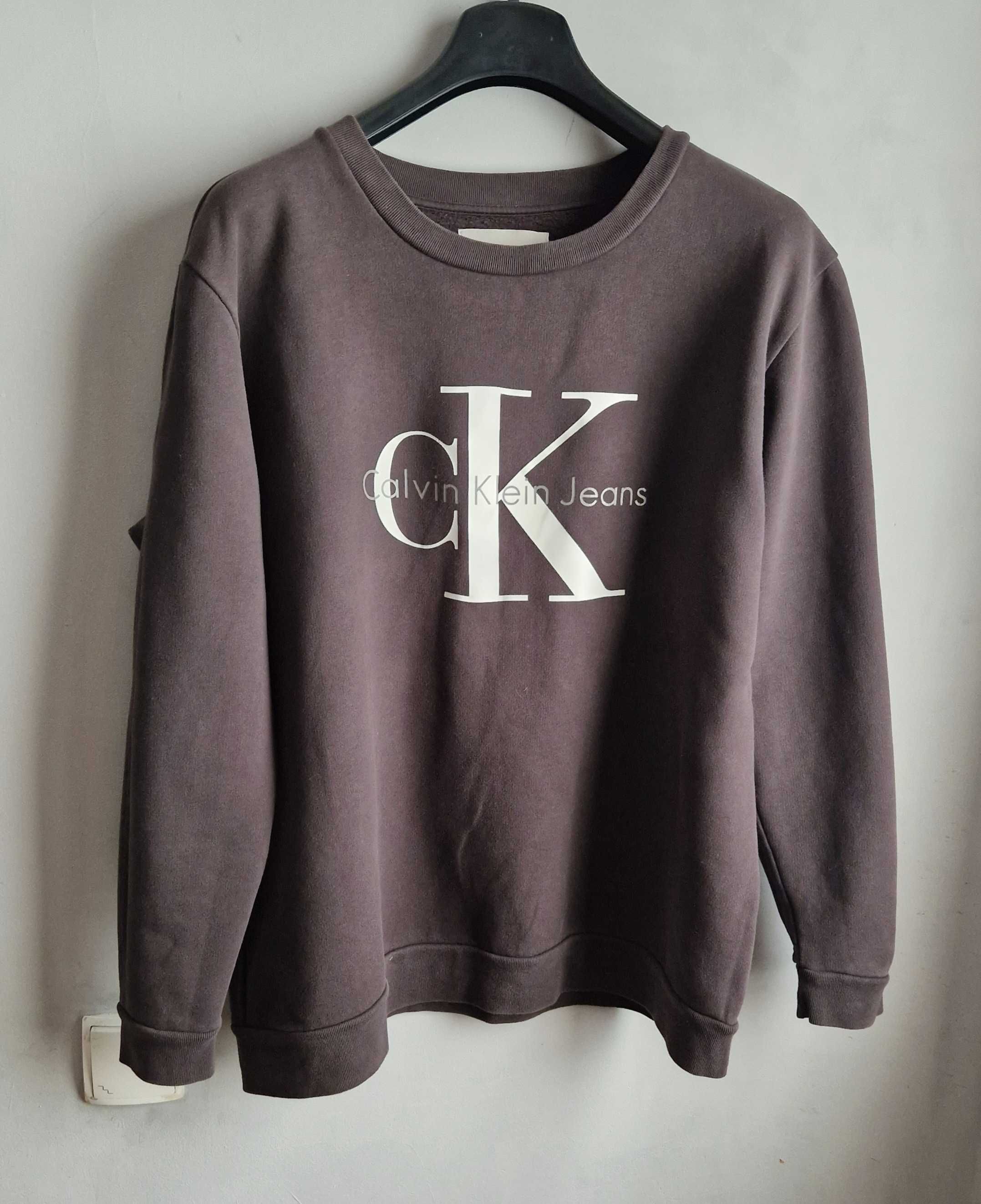 Bluza oversize CALVIN KLEIN duże logo 38 M