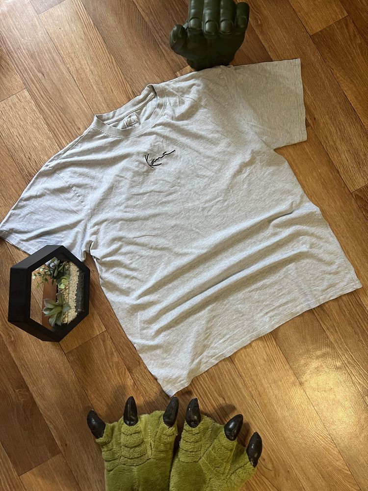 Футболка Karl Kani Тішка Карл Кані T-Shirt Чоловіча Оригінал Сіра  rep