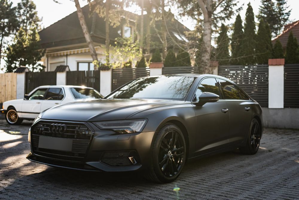 Audi A6 Audi A6 – wyjątkowy egzemplarz z matową folią PPF i gwarancją do 2026!