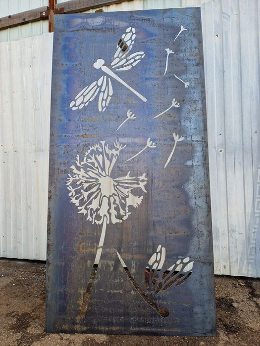 Лазерна різка металу Металеві вставки Паркан ранчо Ворота жалюзі Ковка