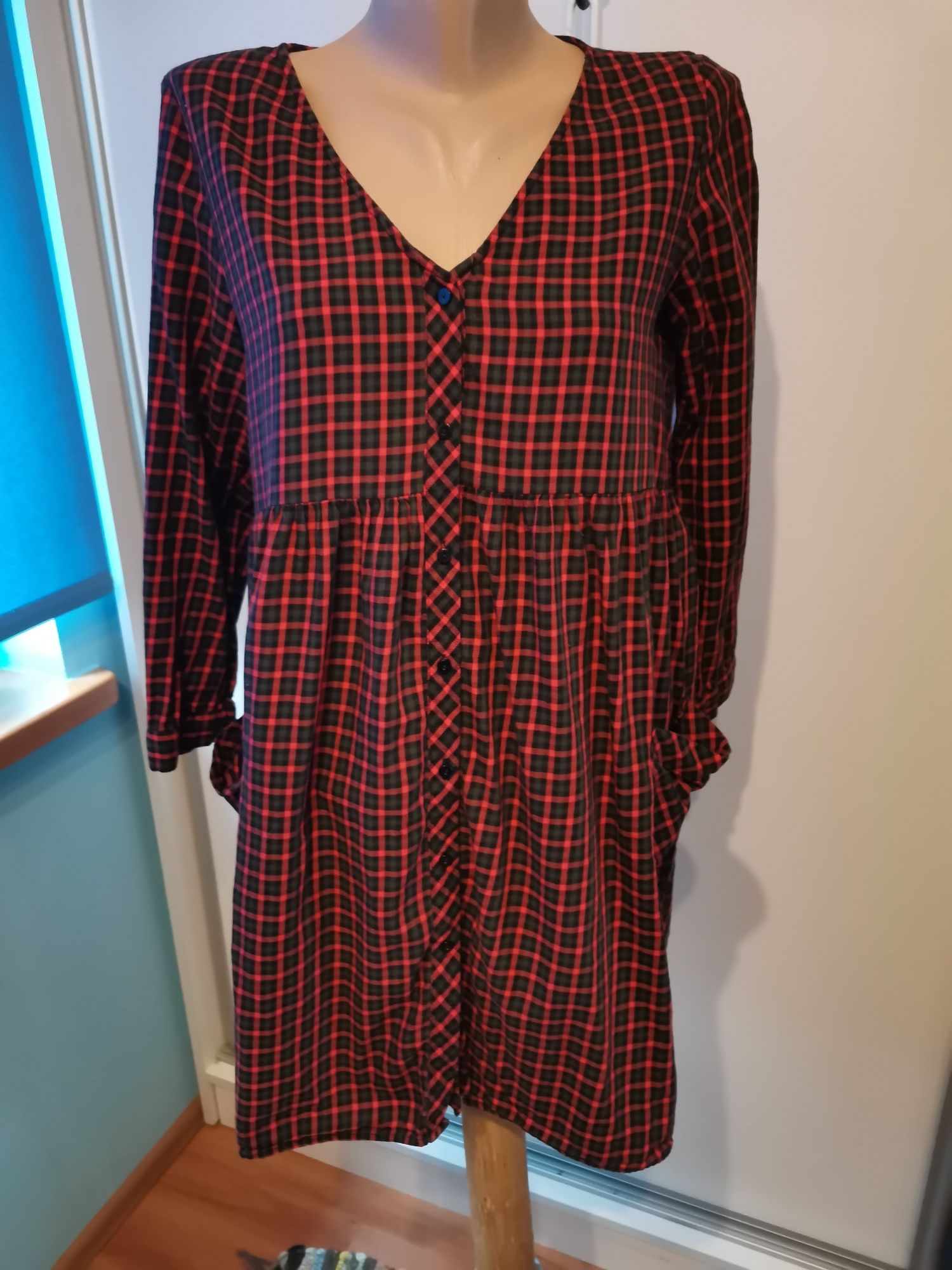 Sukienka damska Zara rozm XS owersiz, kratka,
