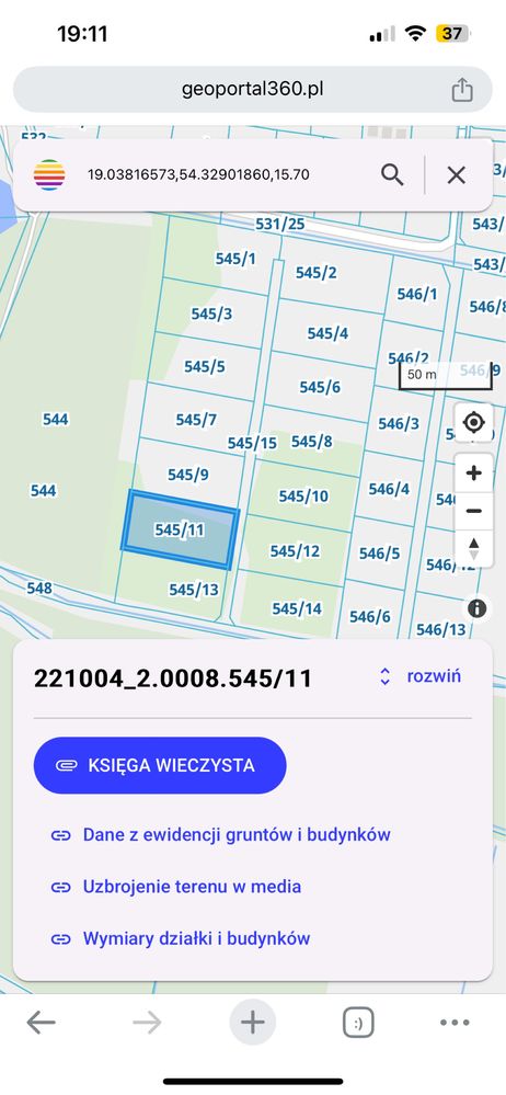 Sprzedam dzialke w Jantarze