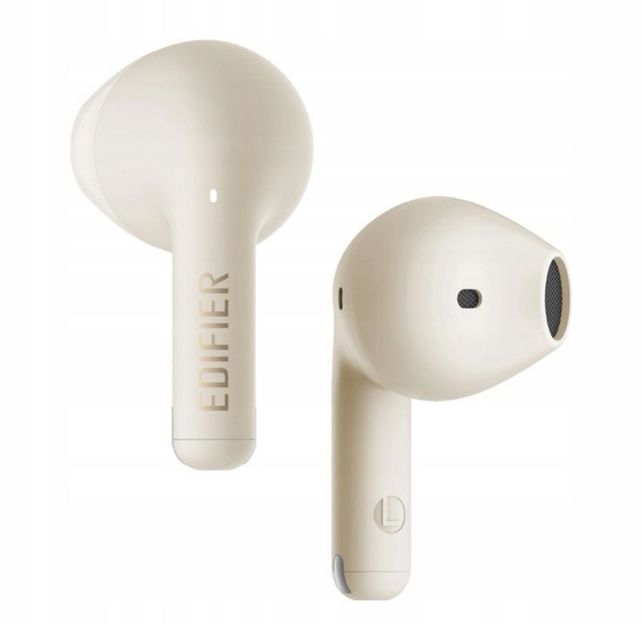 Edifier TWS Douszne Słuchawki Bluetooth BT 5.3 X2s ANC 26h Beżowe IP54