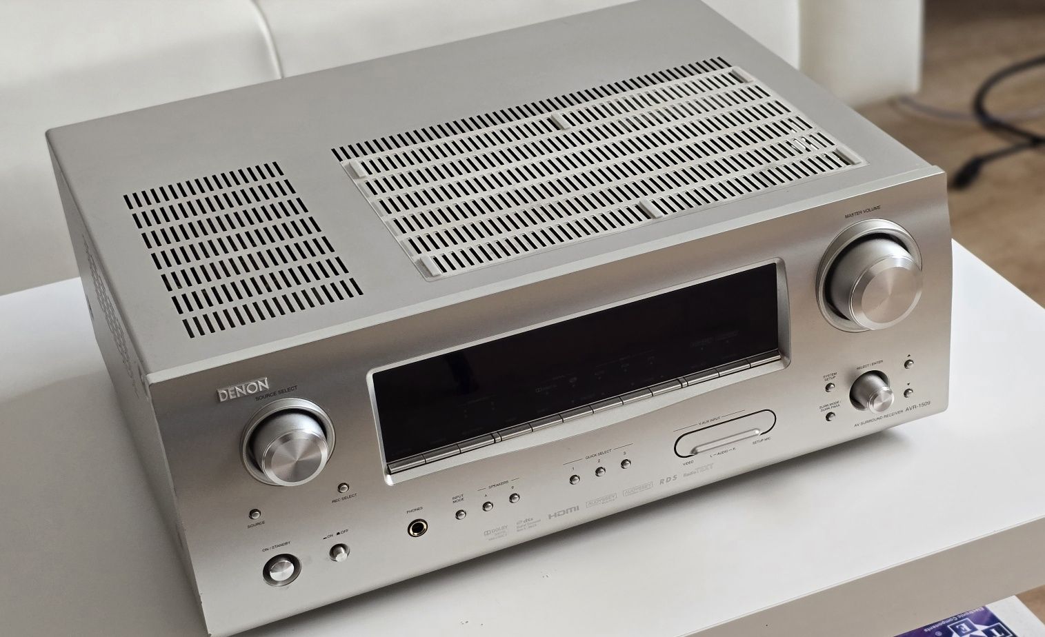 Denon AVR1509 amplituner kino domowe HDMI DTS Dolby 5.1  / Szampański