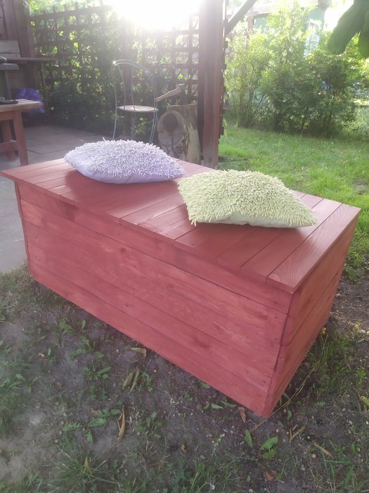 Skrzynia Drewniana solidna deska