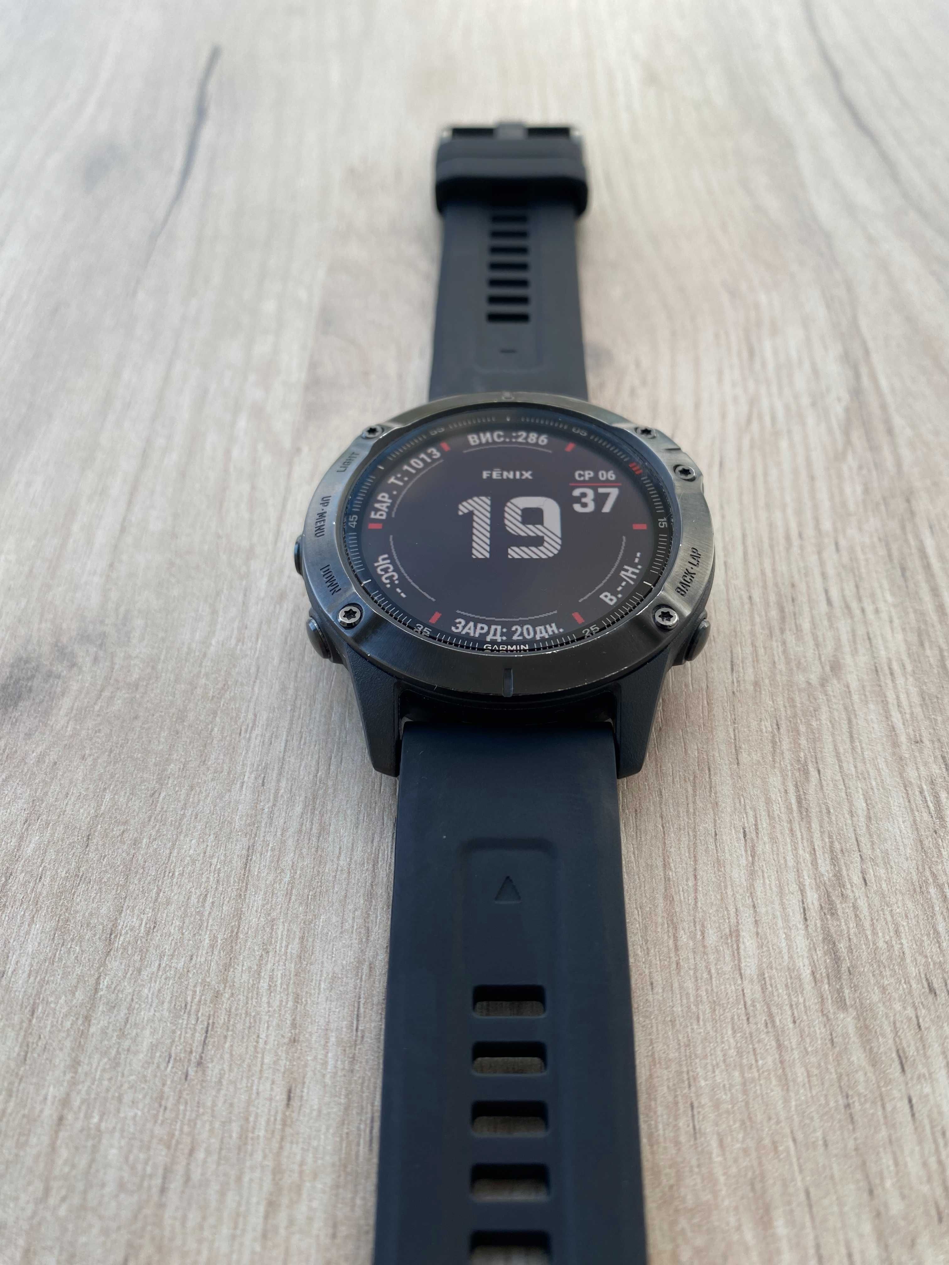 Garmin Fenix 6 Pro | Майже ідеальний зовнішній стан | GPS, NFC, Карти