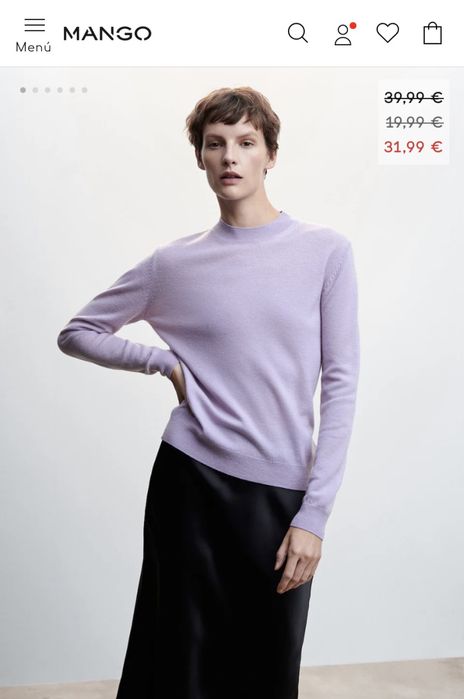 Джемпер Mango розмір М шерсть 100%